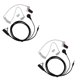 thumbnail image 1 of Auriculares Walkie Talkie Caroo, tubo acústico encubierto de 1 pin con micrófono, 1 of 2
