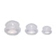 thumbnail image 2 of 3 Piezas Cupping Set Copa de Silicona para Masaje Relajante Ventosa de Succión Profesional Copa Terapéutica para Relajación Muscular Fácil de Limpiar Claro, 2 of 5