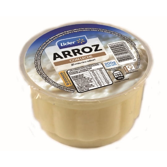 Postre Preparado Arroz Con Leche 1 Un 200 g Lider