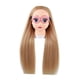 thumbnail image 5 of Cabeza de maniquí de entrenamiento, cabeza de muñeca de práctica de peinado para niños para trenzar cabello, modelo de cabeza de muñeca con soporte de Estilo A, 5 of 5