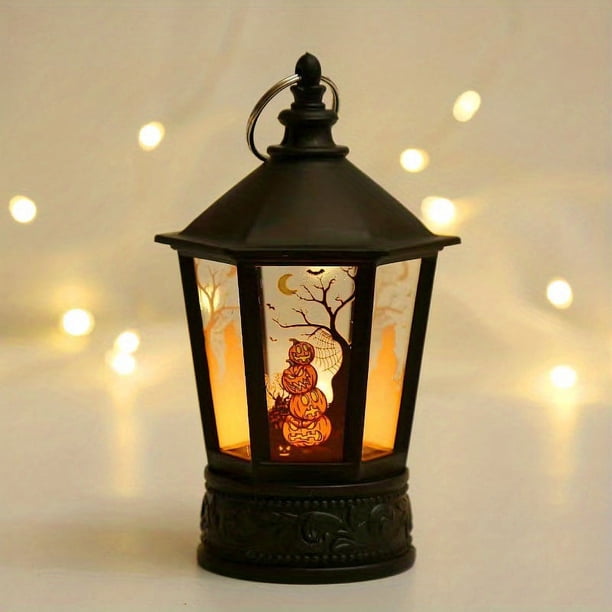 1pc LED Electronic Candle Pumpkin Lantern for Halloween, Easter, and Ghost Festival Decorations