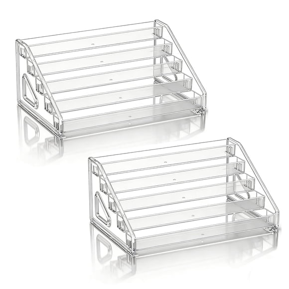 Expositor de Acrílico YANMAKE de 5 Niveles (Pack de 2)