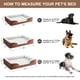 thumbnail image 4 of Cama para Perro Ortopédica LEXTRO de Espuma con Diseño de Panal para Perros Extra Grandes, 4 of 7
