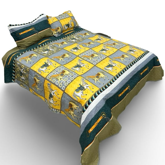Cubrecama De Verano Quilt De Caballo King - Super King