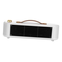Magideal - Calentador Eléctrico Pequeño Para Interiores, 800W, 110V, Enchufe Estándar De Ee. Uu., Protección Contra Sobrecalentamiento, Calentamiento Rápido Comp Blanco