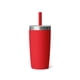 thumbnail image 5 of Vaso YETI Rambler Jr. 300 ml con tapa de pajita de silicona Rescue Red, 5 of 9