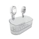 thumbnail image 5 of Estante De Ducha Con Ventosa, Sencillo, Para Cocina, Baño, Lavadero, Color Gris, 5 of 5