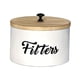 thumbnail image 1 of Soporte Para Filtro De Café De Estilo Rústico, Recipiente Para Almacenar Alimentos, Tarro Para Té Y Café, Color Blanco, 1 of 3