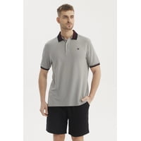 Fashionspark - Polera Hombre Cuello Polo Gris