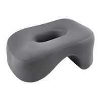 Magideal - Almohada Para Descansar La Siesta En La Oficina, Almohada Para Dormir Boca Abajo, Almohada Para Escritorio, Almohada De Espuma Viscoelástica, Almohada Gris Oscuro