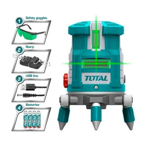 Nivel Láser Autonivelante 30 Metros Total
