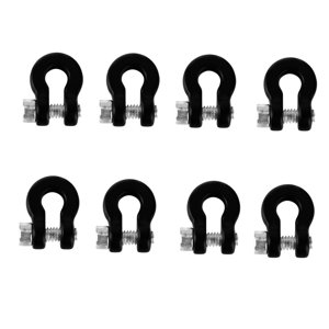 Bothyi - Piezas De Actualización De Hebilla De Remolque Rc Para Scx24 90081 1:24 Accesorios De Bricolaje Negro