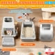 thumbnail image 2 of Set Arenero Gato Extragrande Baño Sanitario Michi Acero Inox Gris, 2 of 10