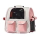 thumbnail image 2 of Mochila Para Gatos, Bolsa De Transporte Para Perros Y Gatos, Para Caminar, Uso Al Aire Libre, Rosa, 2 of 5