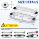 thumbnail image 2 of Cubierta de Seguridad para Cable de Extensión Exterior cismorvex Pack de 3 Impermeable Blanco, 2 of 8