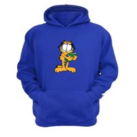 Genérico - Polerón Canguro Garfield Azul Talla M Unisex