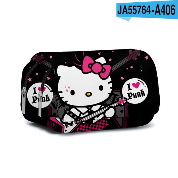 HelloKitty Printing Kuromi Pencil Bag Primary and Secondary School Students Cartoon Pencil Bag Mochila Children's Gifts