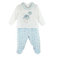 Pumucki - Conjunto Plush Dino Celeste Talla 3-6M