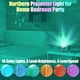 thumbnail image 4 of Proyector de luz de olas del océano Northern Lights, lámpara de agua con llama giratoria gradual de 16 colores, luz nocturna de olas con control remoto para oficina, bar, restaurante, proyector subacu, 4 of 6