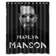 thumbnail image 1 of Cortina de ducha de Marilyn Manson "El Emperador Pálido" con ganchos (60 x 72 pulgadas), 1 of 3