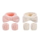 thumbnail image 1 of Juego de 2 diademas de spa, muñequeras, coleteros para lavarse la cara, muñequeras de toalla, diadema para el cabello, muñequera para lavarse la cara, 1 of 6