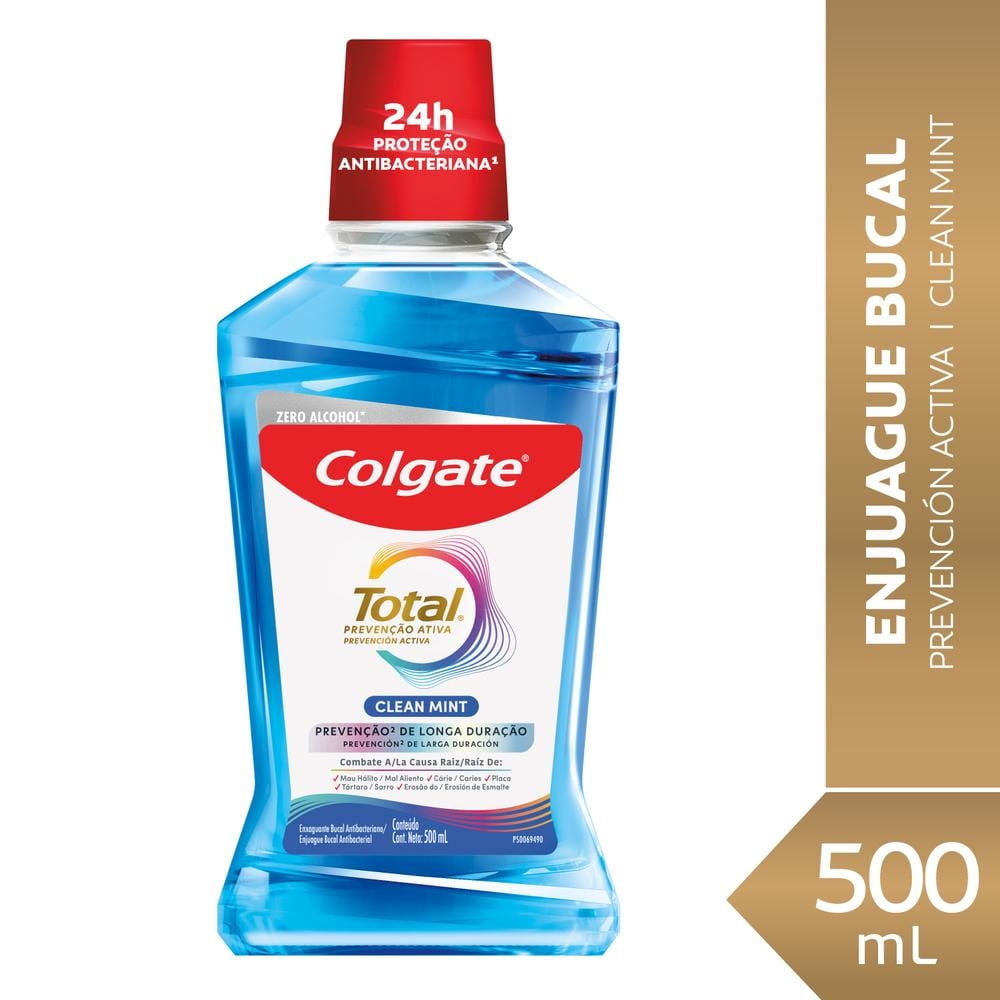 Colgate - Enjuague Bucal Total Clean Mint