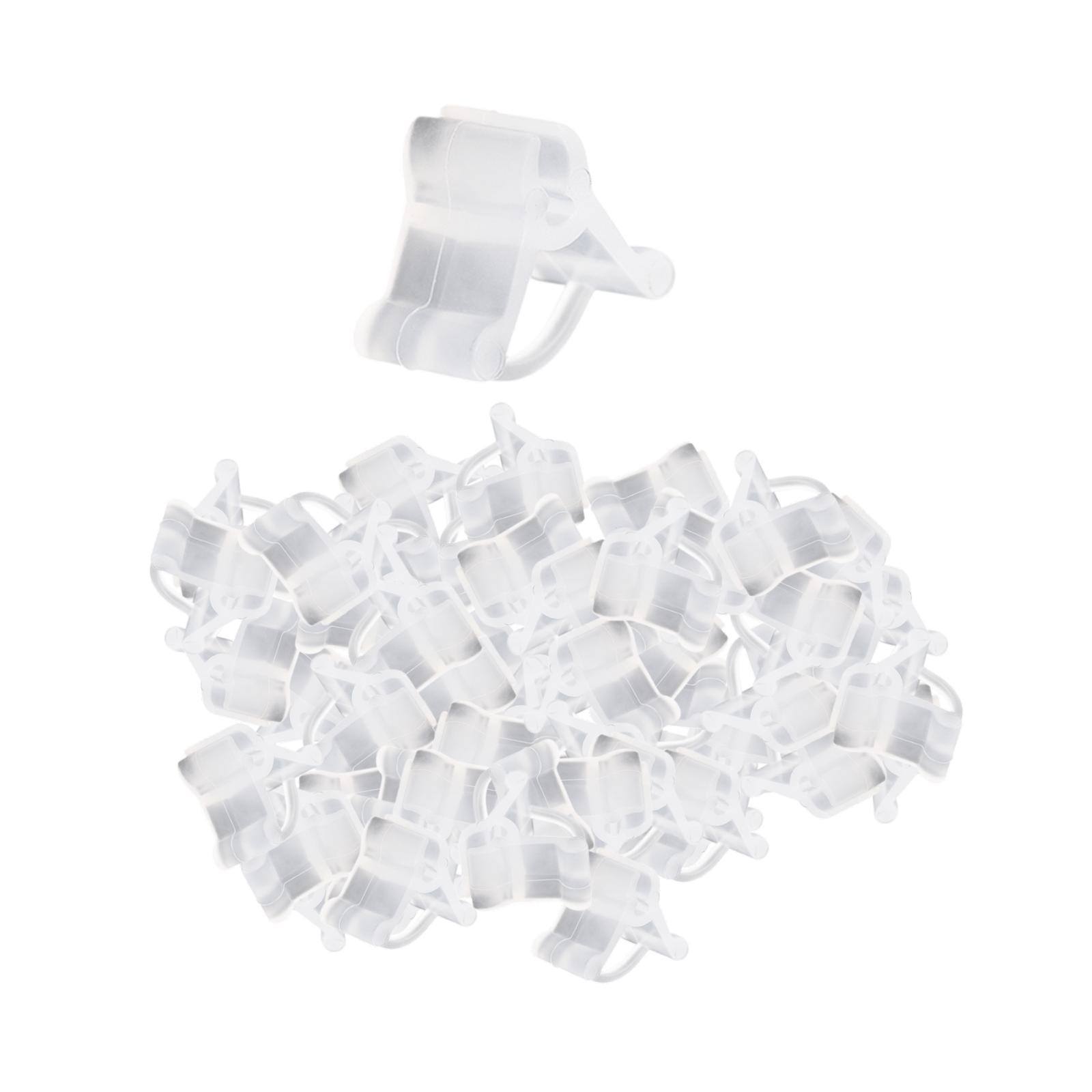 Ioensy - 100 Pinzas Para Injerto De Jardín, Pinzas Para Enrejado De Bonsáis, Flores Y Hortalizas, De 2,2 Mm A 4,5 Mm.