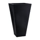 thumbnail image 3 of Macetero Negro Zurique 74cm Alto Con Plato, 3 of 3