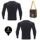 thumbnail image 2 of Pack 2 Camisetas Termica Primera Capa Microfibra Hombre+bolso Regalo Talla L, 2 of 3