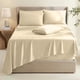 thumbnail image 2 of Juego de ropa de cama Hearth & Harbor Queen 6 piezas color crema de microfibra, 2 of 8