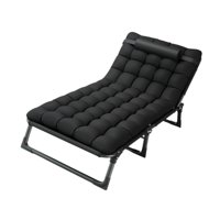 Magideal - Cama Plegable Con Colchón, Cama Plegable Para Invitados, Cuna Para Acampar, Cómoda Cama Individual Portátil Para Uso Doméstico, Viajes De Acampada En 180Cmx62Cmx28Cm