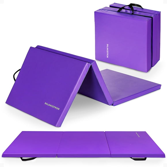 Colchoneta De Ejercicio 183 X 61 X 5 Cm Gruesa Plegable Morada