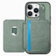 thumbnail image 5 of Funda Billetera Tejida para iPhone 16 Pro con Soporte y Tarjetero Verde, 5 of 5