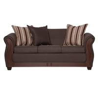 Ruzam Mobel - Sofá Atenas 3 Cuerpos Café