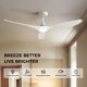 thumbnail image 2 of Ventilador de techo Roomratv 132 cm con control remoto inteligente, 2 of 9