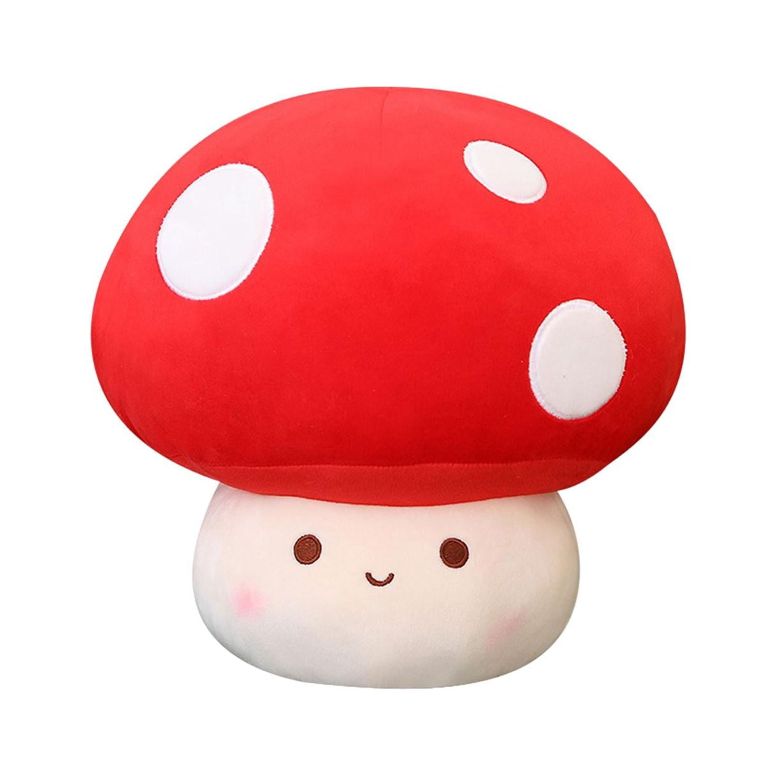 Bothyi - Juguete De Peluche De Setas, Juguete Creativo Para Dormir, Para Sala De Estar, Coche, Rojo, 23 Cm