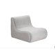 thumbnail image 1 of Sofa Komodo 1 Cuerpo Felpa Gris, 1 of 5