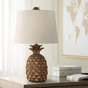 Lámpara De Mesa Regency Hill Paget Coastal Tropical Pineapple