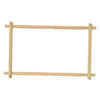 Bothyi - Marco De Bordado Punto De Cruz Exhibición De Punto De Cruz De Bambú Para Herramienta De Trabajo Hecho A Mano