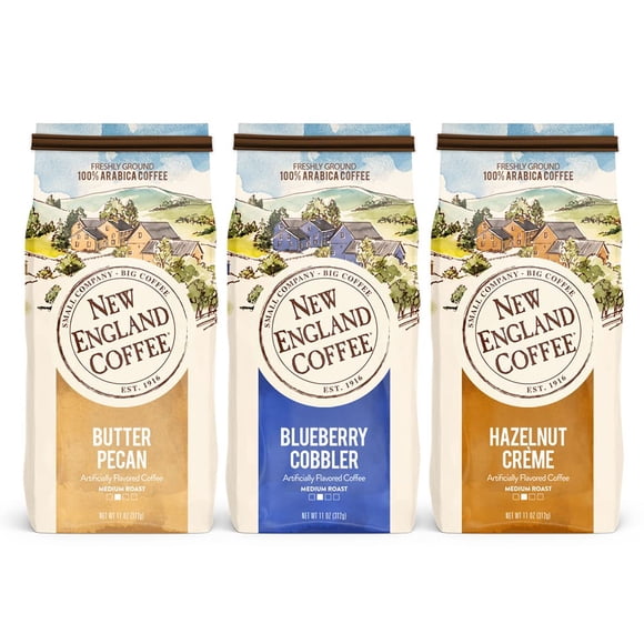 Paquete variado de café New England Coffee 330 mL x 3 bolsas