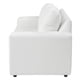 thumbnail image 4 of Sofá Kendy 3 Cuerpos + 2 Poufs Pu Blanco, 4 of 5
