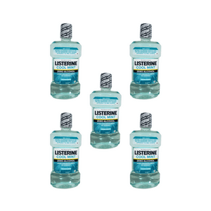 Pack 5 Enjuague Bucal Listerine 1L Cool Mint Protección Oral