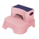 thumbnail image 2 of Taburete De 2 Peldaños Para Niños Taburete De Peldaños Doble Para Niños Pequeños Para Dormitorios Salas De Estar Rosa, 2 of 5