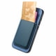 thumbnail image 3 of Funda de Cuero Magnética con Tarjetero para iPhone 16 Pro Max Cubierta Delgada Azul, 3 of 5