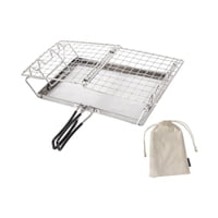 Ioensy - Tostadora Compacta Para Estufa De Campamento, Tostadora De Pan Para 2 Rebanadas, Para Mochileros Al Aire Libre, Barbacoa