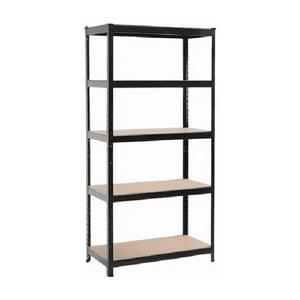 Genérico - Estante Metálico Negro 180X90X40Cm Soporta 400Kg