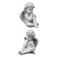 thumbnail image 3 of 2 Uds Estatua De ángel Bebé Ala Querubín Figuritas Ilustraciones Para Patio De Escritorio, 3 of 5