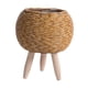 thumbnail image 3 of Cesta Tejida Soporte Para Plantas Con Patas Maceta Para Apartamento Sala De Estar Bola Marrón Claro, 3 of 5