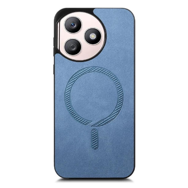 Magnetic Slim Case for Honor X50i Plus with Camera Guard & Anti-Scratch Back Blue