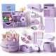 thumbnail image 1 of CADDY Gawsey Set Organizador de Escritorio Morado, 1 of 5